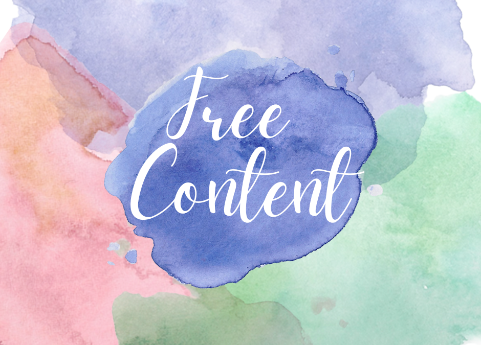 Free Content for Email Subscribers