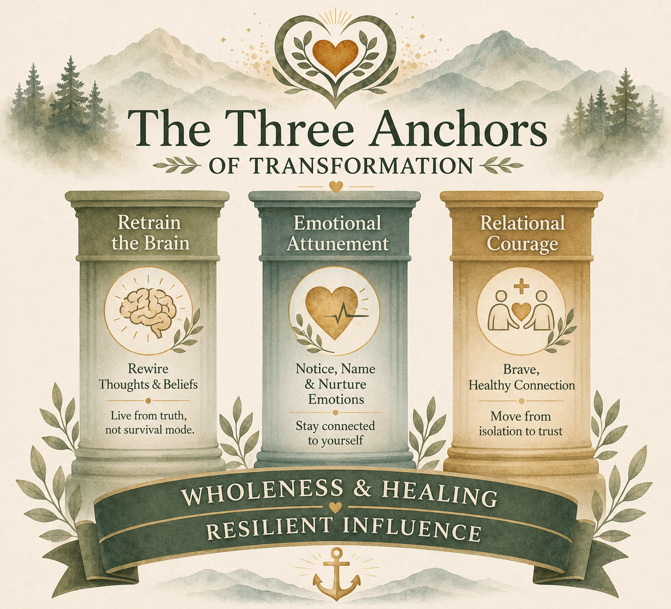 The Three Anchors of Transformation